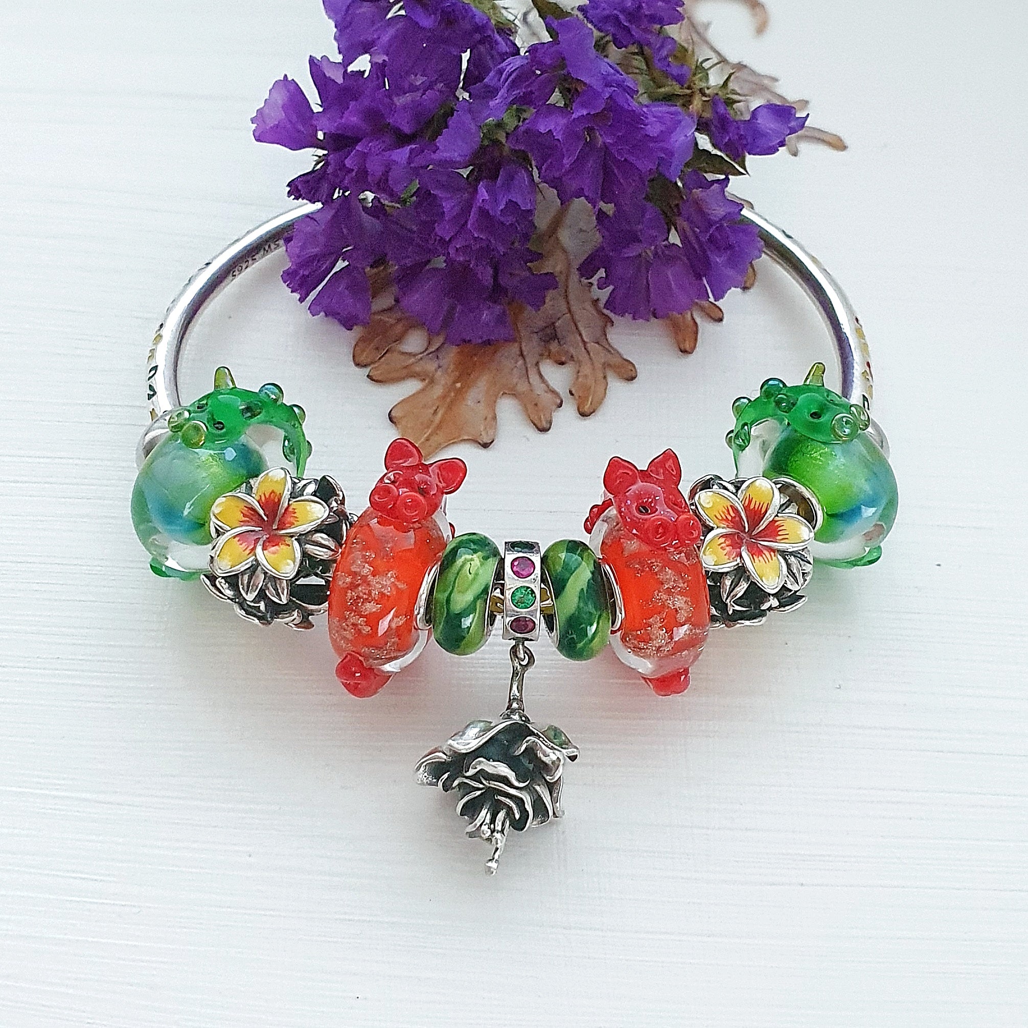 Flower Dragon Design