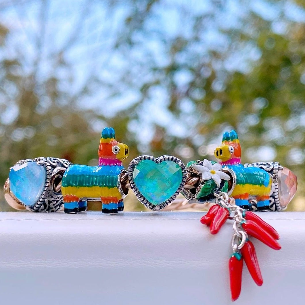 Opalite Heart Fun Design