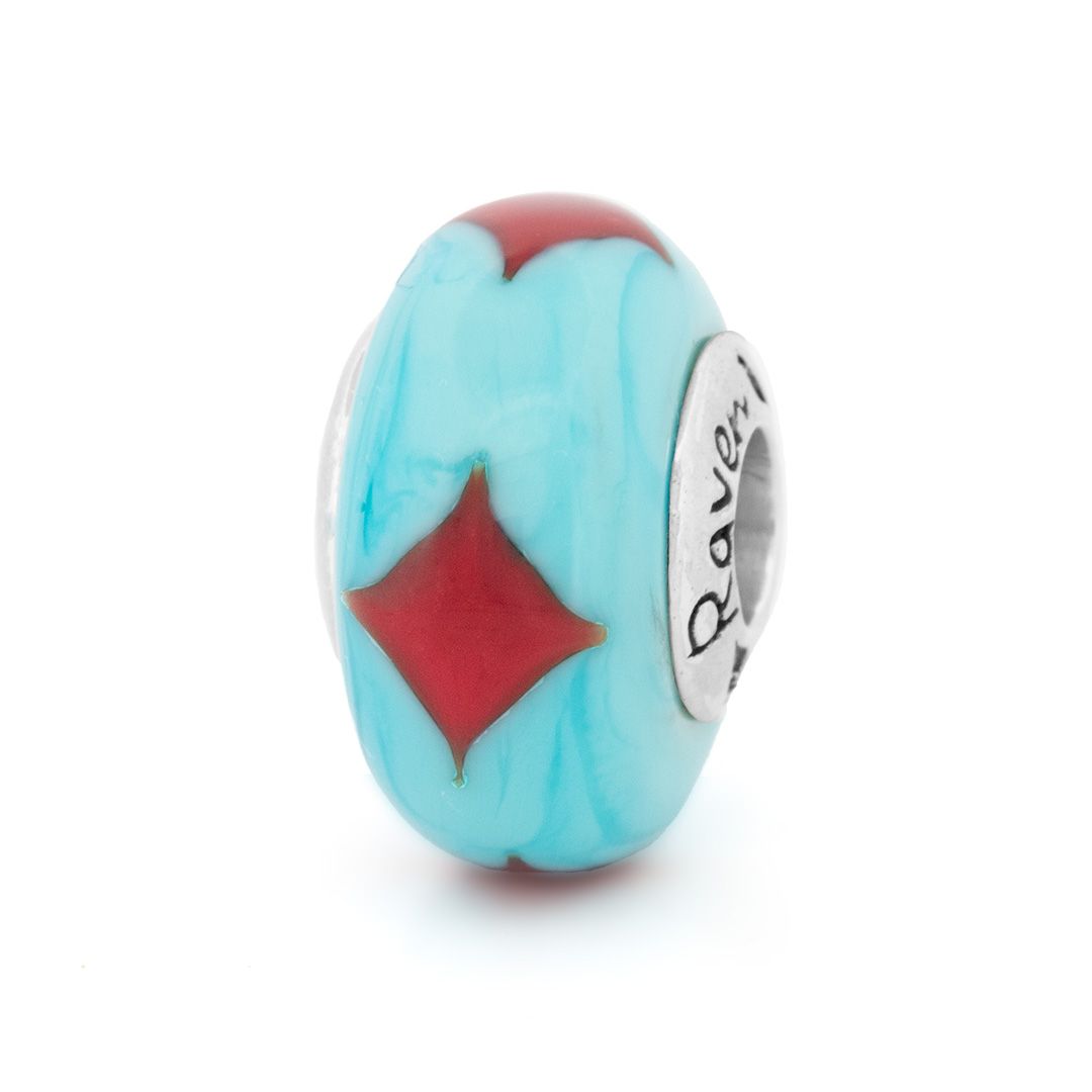 Lucky Diamond Card Bead