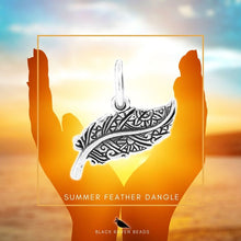 Load image into Gallery viewer, Summer Feather Dangle