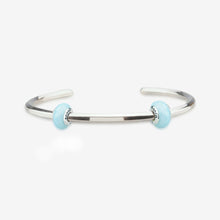 Load image into Gallery viewer, Baby Blue Opal Crystal Stopper Charms
