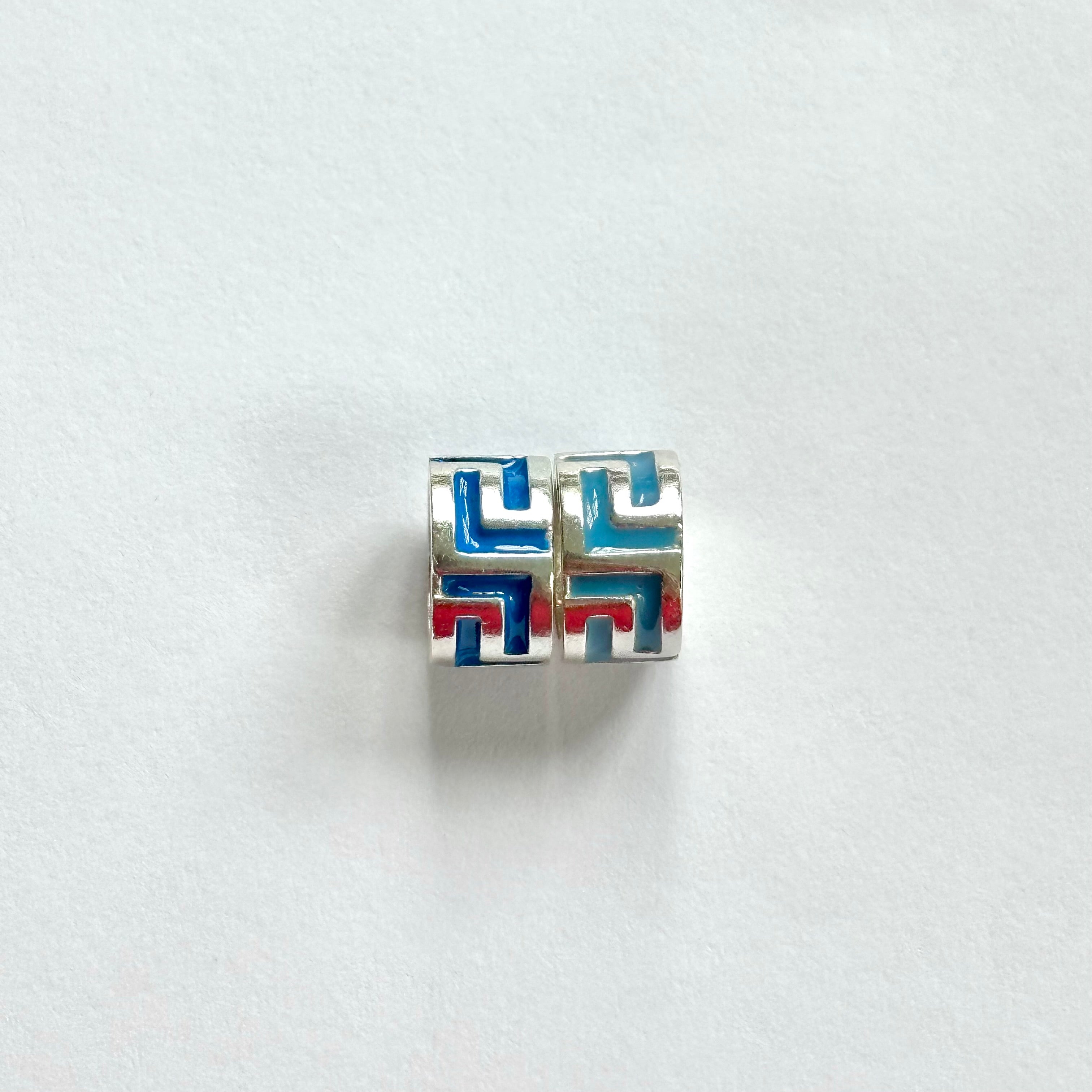 Meandros – enamelled