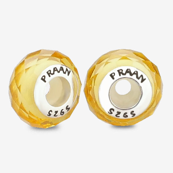 Illuminating Yellow Crystal Stopper Charms