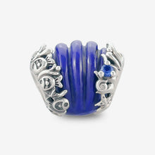 Load image into Gallery viewer, Lapis Scallop Charm