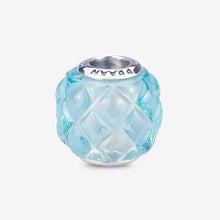Load image into Gallery viewer, Ocean Blue Studded Pin Pyramid Crystalline Charm