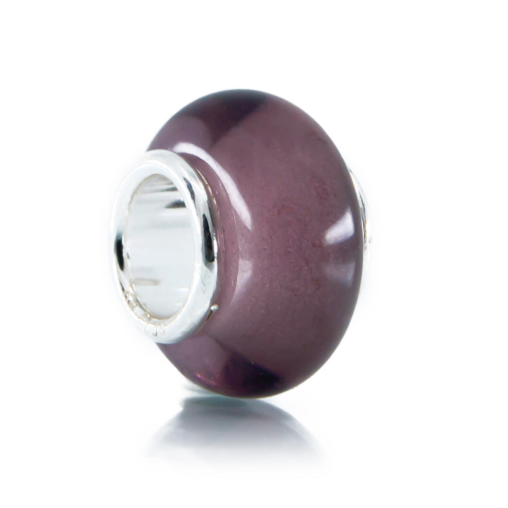 Amethyst Purple Glass Spacer