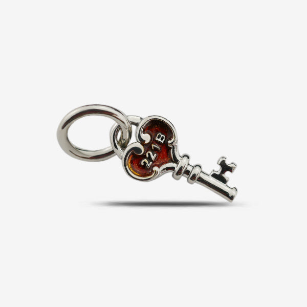 Mystery with Sherlock Holmes 221B Key Charm