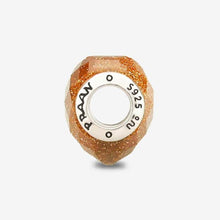 Load image into Gallery viewer, Shimmering Faceted Goldstone Heart Charm