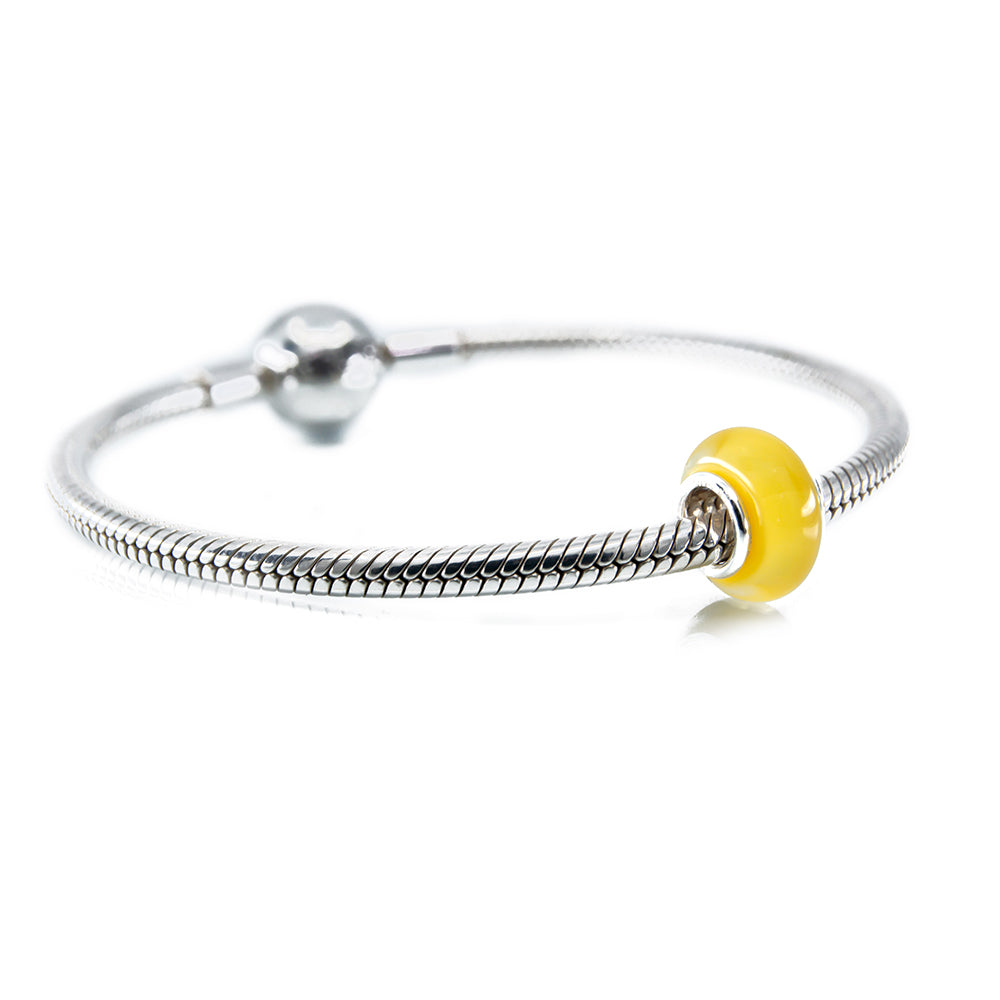 Summer Yellow Glass Spacer