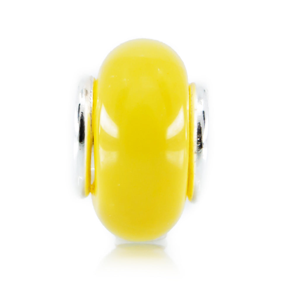 Summer Yellow Glass Spacer