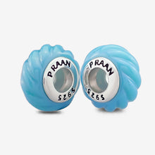 Load image into Gallery viewer, Turquoise Blue Crystal Stopper Charms