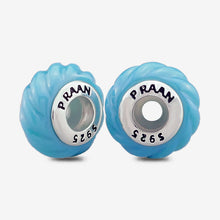 Load image into Gallery viewer, Turquoise Blue Crystal Stopper Charms