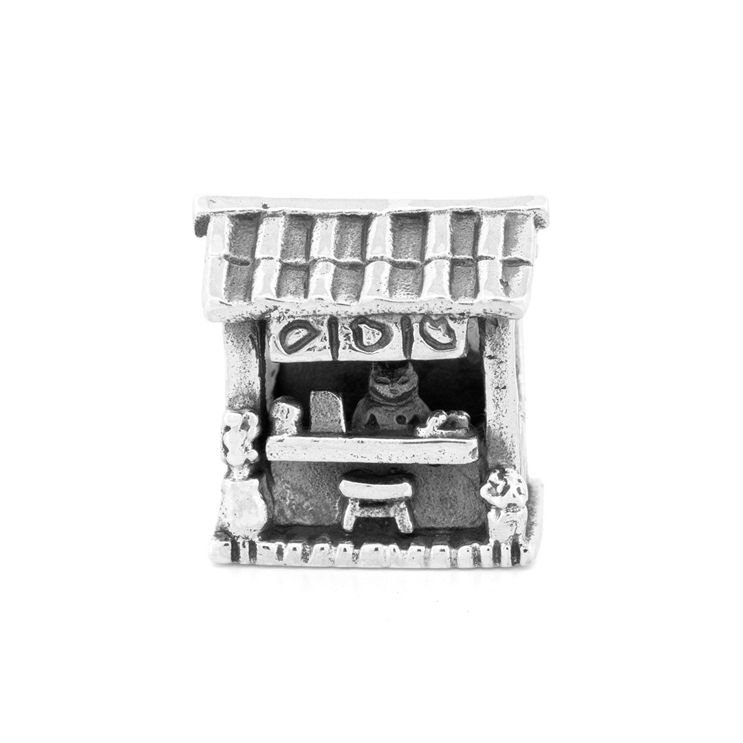 Black Raven Yatai silver bead