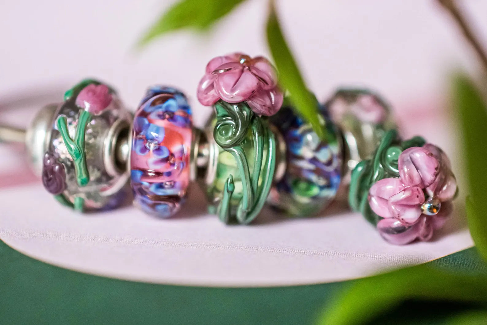 Glass Garden Gem Pendant