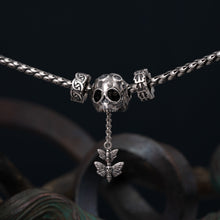 Load image into Gallery viewer, Silver bead 2 in 1 "Moon Face"
