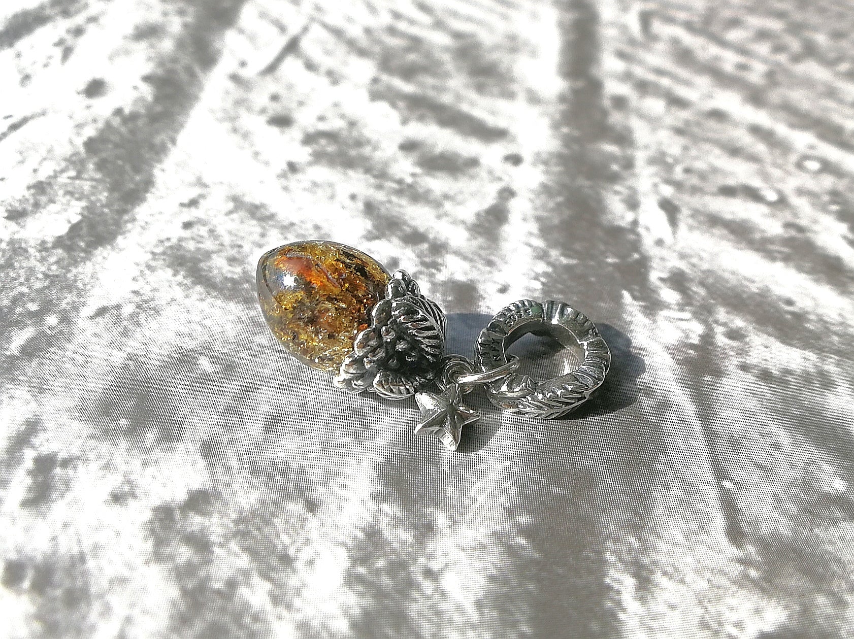 Acorn Dangle - Amber