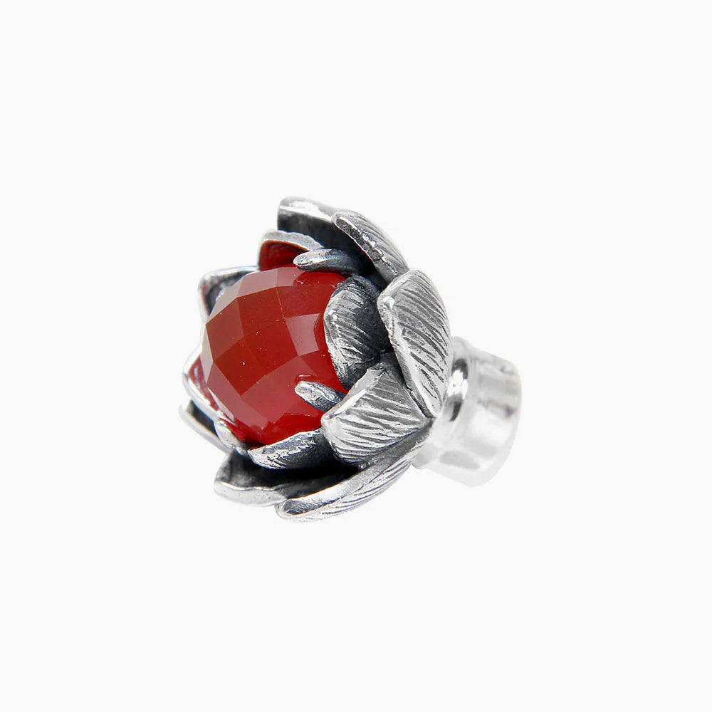 Lotus Red Agate Bangle Lock