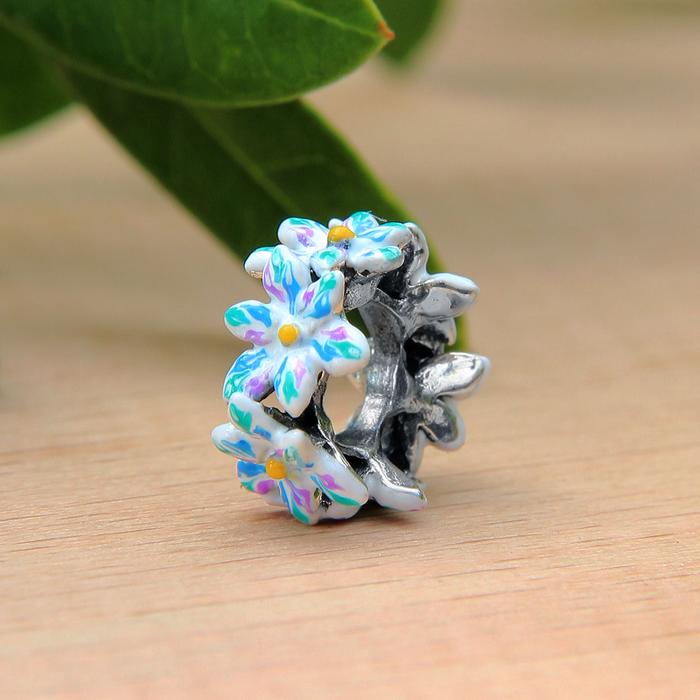 Blue/Purple Flower Spacer