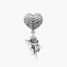 Load image into Gallery viewer, Cupid Heart Dangle Bead
