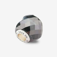 Load image into Gallery viewer, Dark Blue Tigers Eye Heart Charm