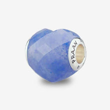 Load image into Gallery viewer, Faceted Blue Aventurine Heart Charm