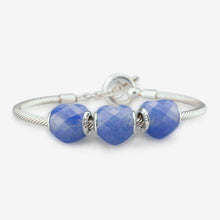 Load image into Gallery viewer, Faceted Blue Aventurine Heart Charm
