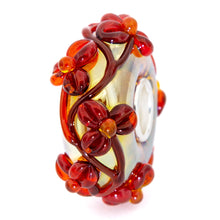 Load image into Gallery viewer, Gold Oil Bright Red Flowertwig