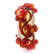 Load image into Gallery viewer, Gold Oil Bright Red Flowertwig