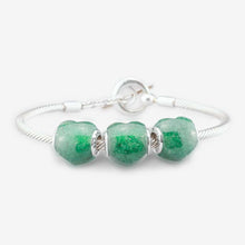 Load image into Gallery viewer, Green Aventurine Heart Charm