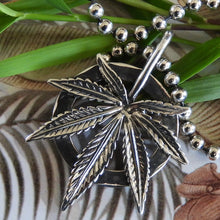 Load image into Gallery viewer, Hemp Leaf Pendant