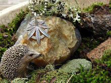 Load image into Gallery viewer, Hemp Leaf Pendant