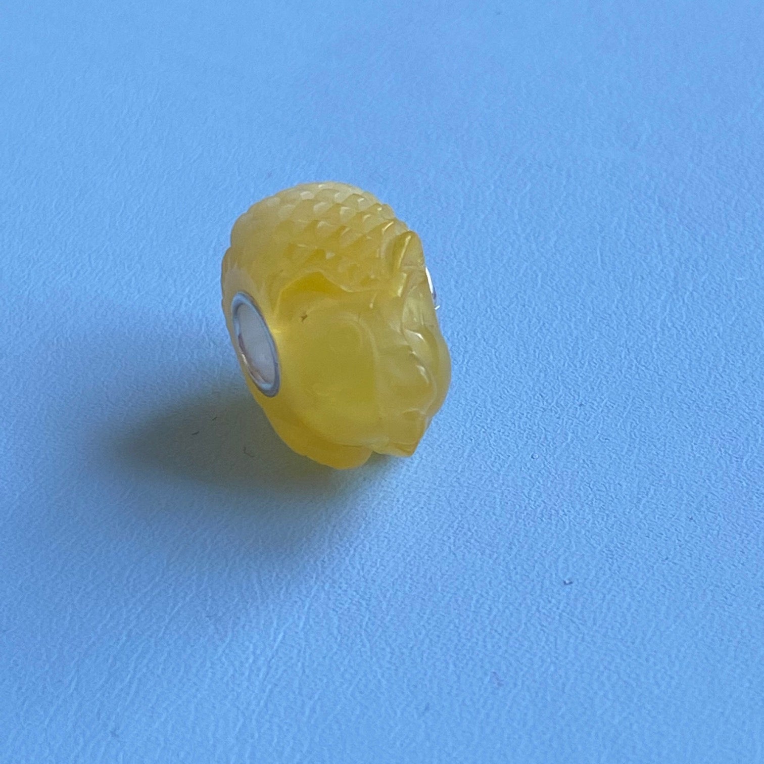 Carved Amber Hedgehog