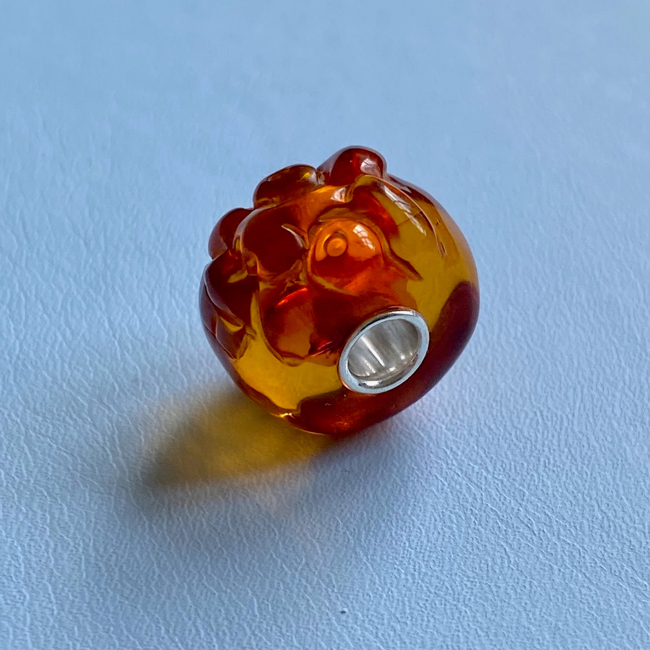 Carved Amber Tupilak