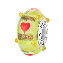 Load image into Gallery viewer, Intriguing Hearts Yellow-Green