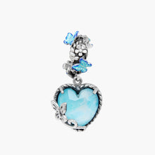 Load image into Gallery viewer, Larimar Butterfly Pendant Bead
