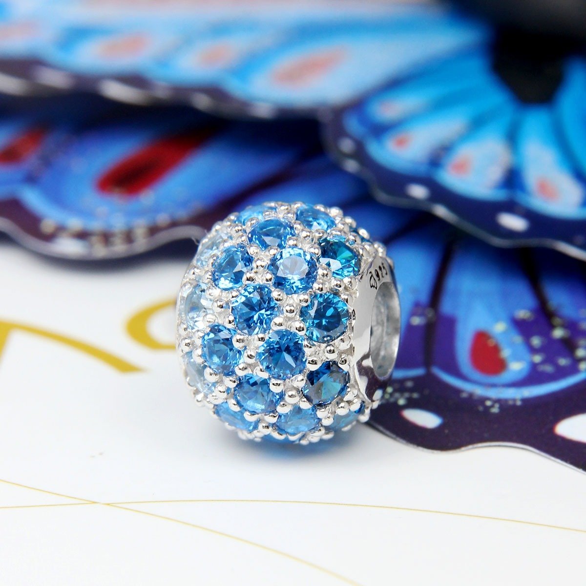Ombre Blue Nano Pave Bead – Beads Candy Shop