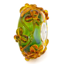 Load image into Gallery viewer, Olive Green Amber Flowertwig