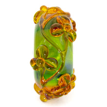 Load image into Gallery viewer, Olive Green Amber Flowertwig