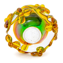 Load image into Gallery viewer, Olive Green Amber Flowertwig