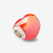 Load image into Gallery viewer, Lava Lamp Heart Charm