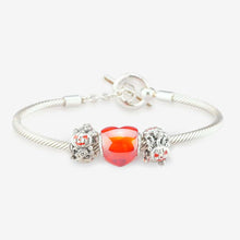 Load image into Gallery viewer, Lava Lamp Heart Charm