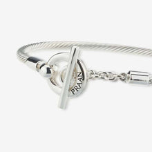 Load image into Gallery viewer, PRAAN Closed Cable T-Bar Bracelet