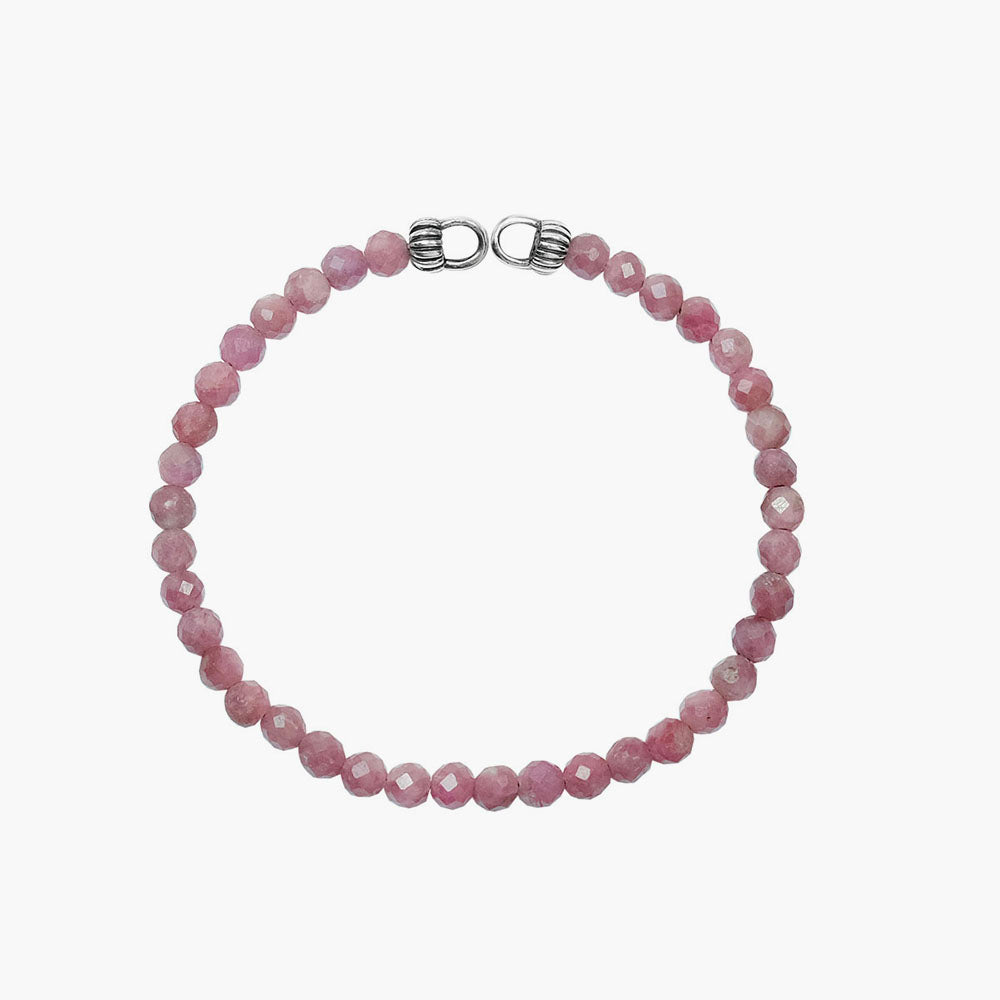 Play Pink Tourmaline Stone Bracelet
