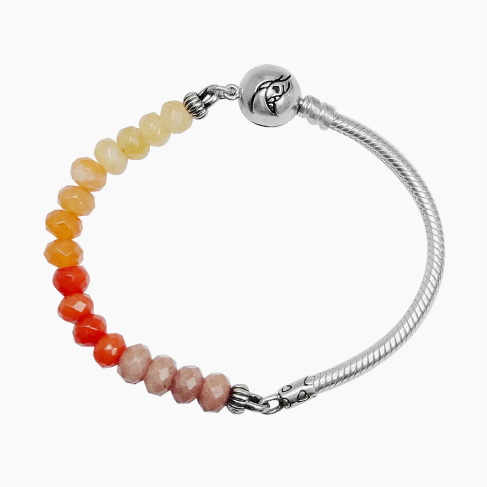 Autumn Quartz Stone Bracelet