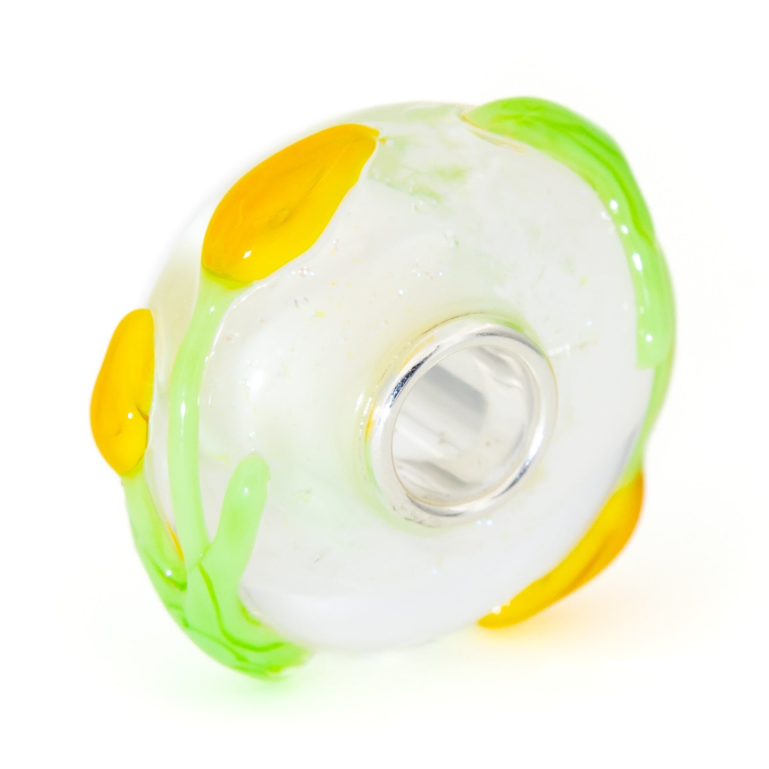 Yellow Tulips Snow Sparkle