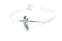 Load image into Gallery viewer, Surfboard Turquoise Crystals Dangle