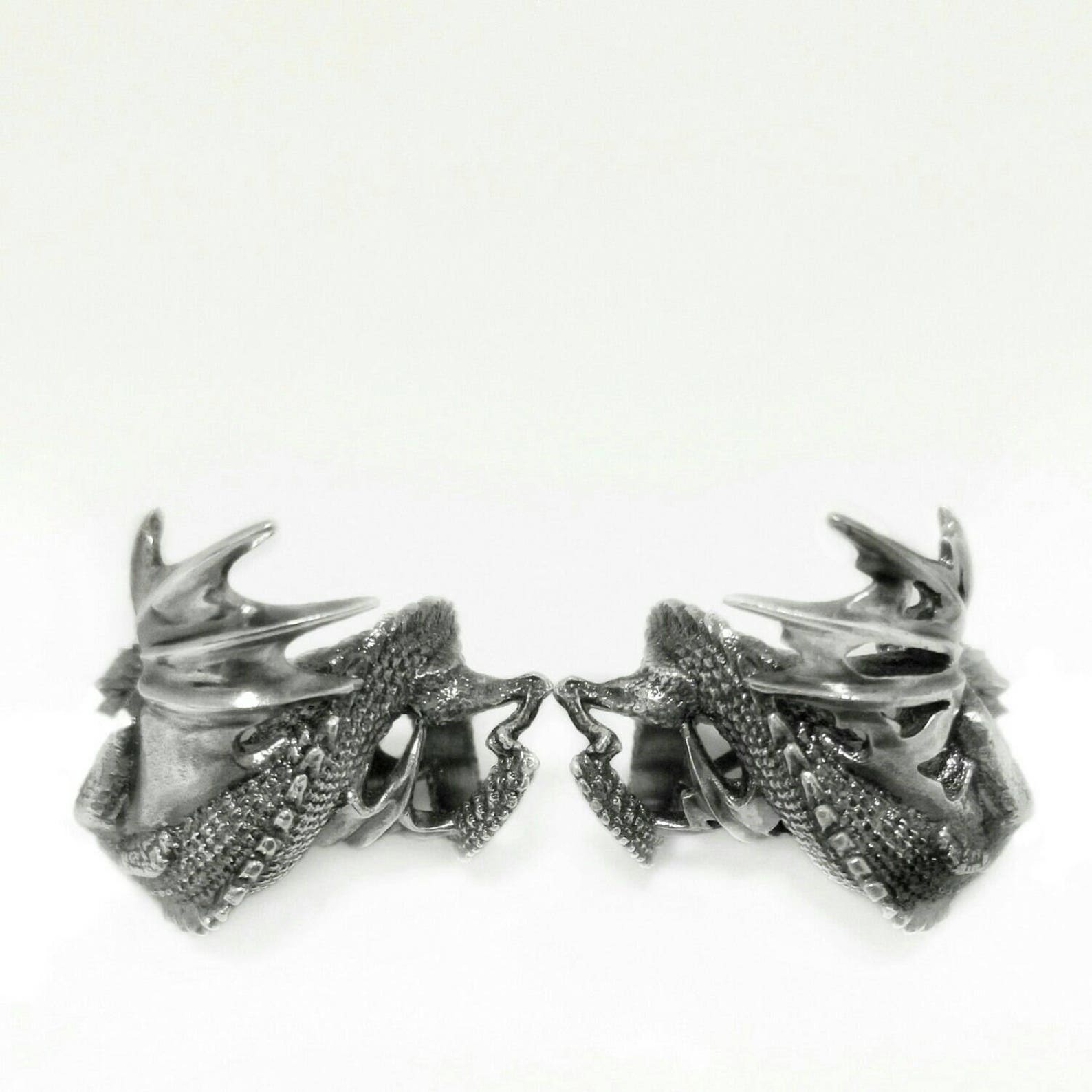 Fire dragon - silver