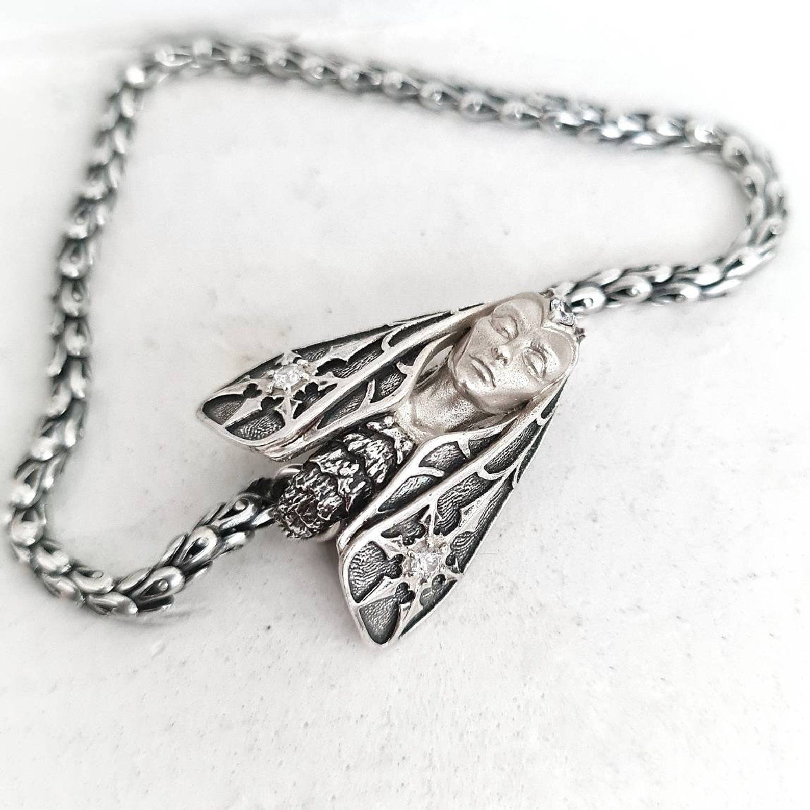 Silver lock "Chrysary"