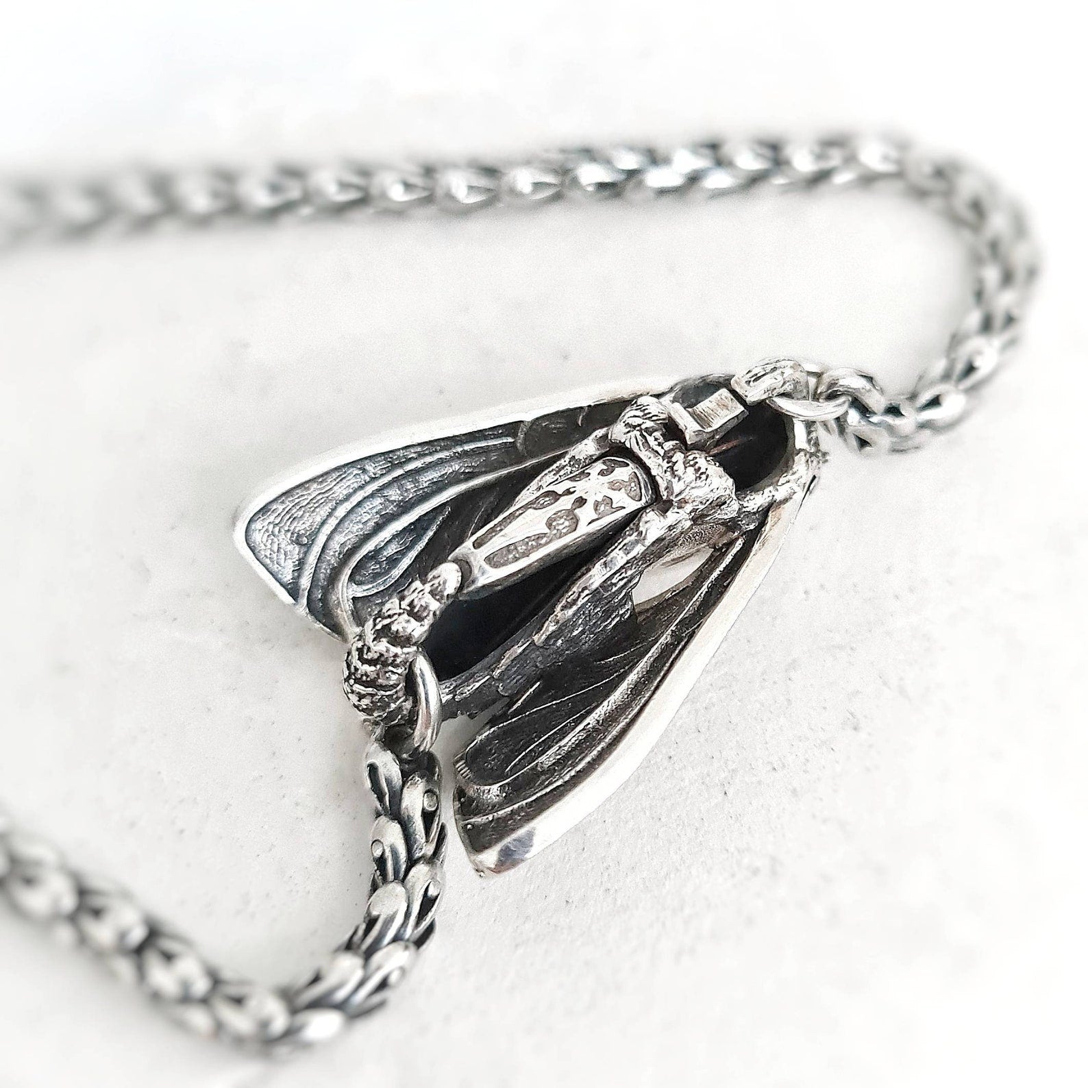 Silver lock "Chrysary"