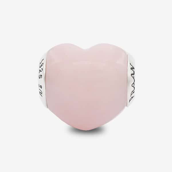 Pink Opal Heart